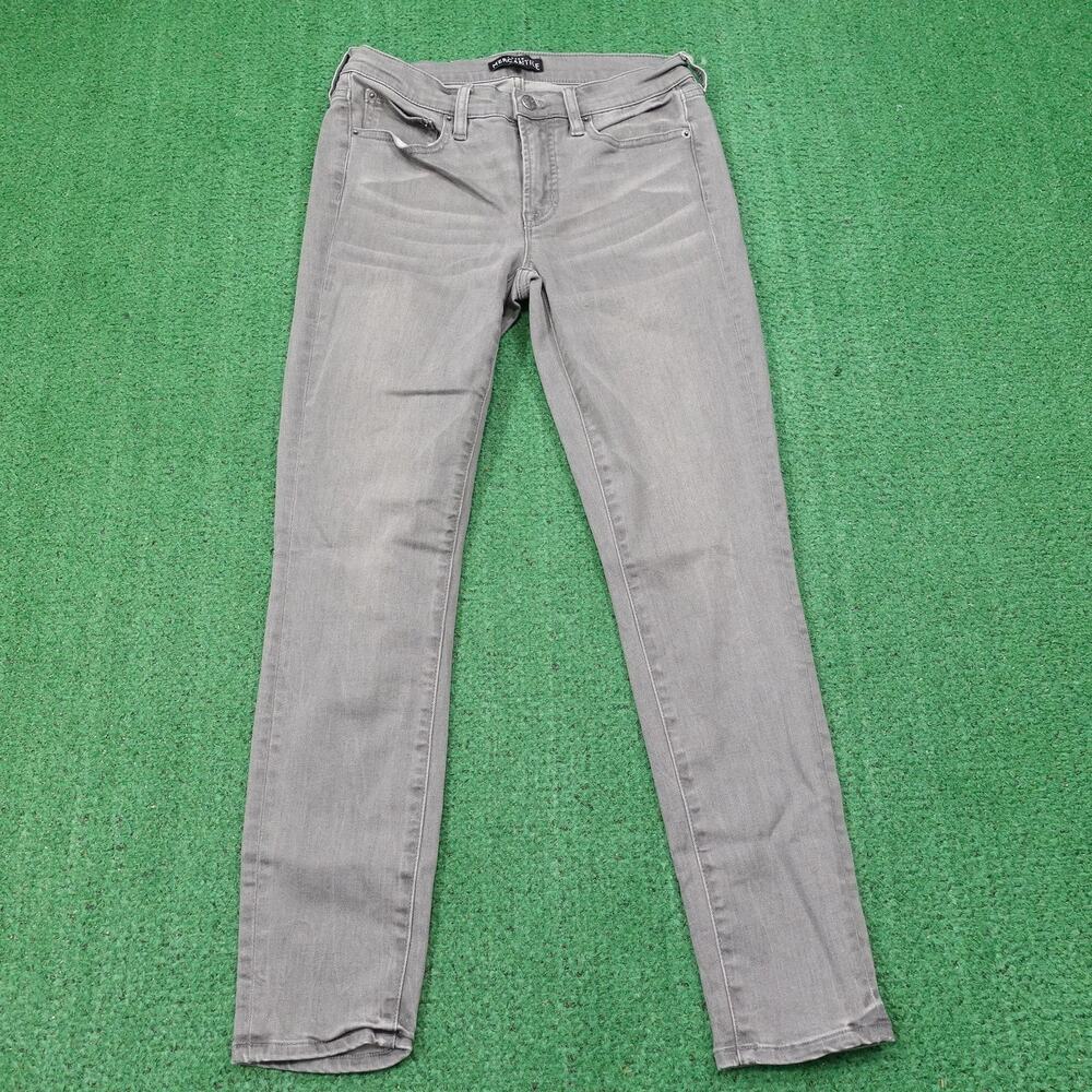 J.Crew Mercantile Jeans Womens‎ 27 Skinny Stretch Denim 5-Pocket Gray Wash Ankle